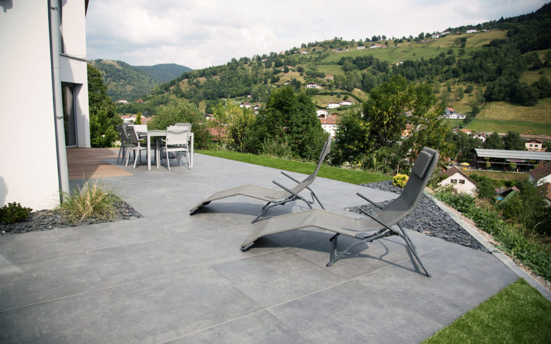 Pose de terrasse à La Bresse