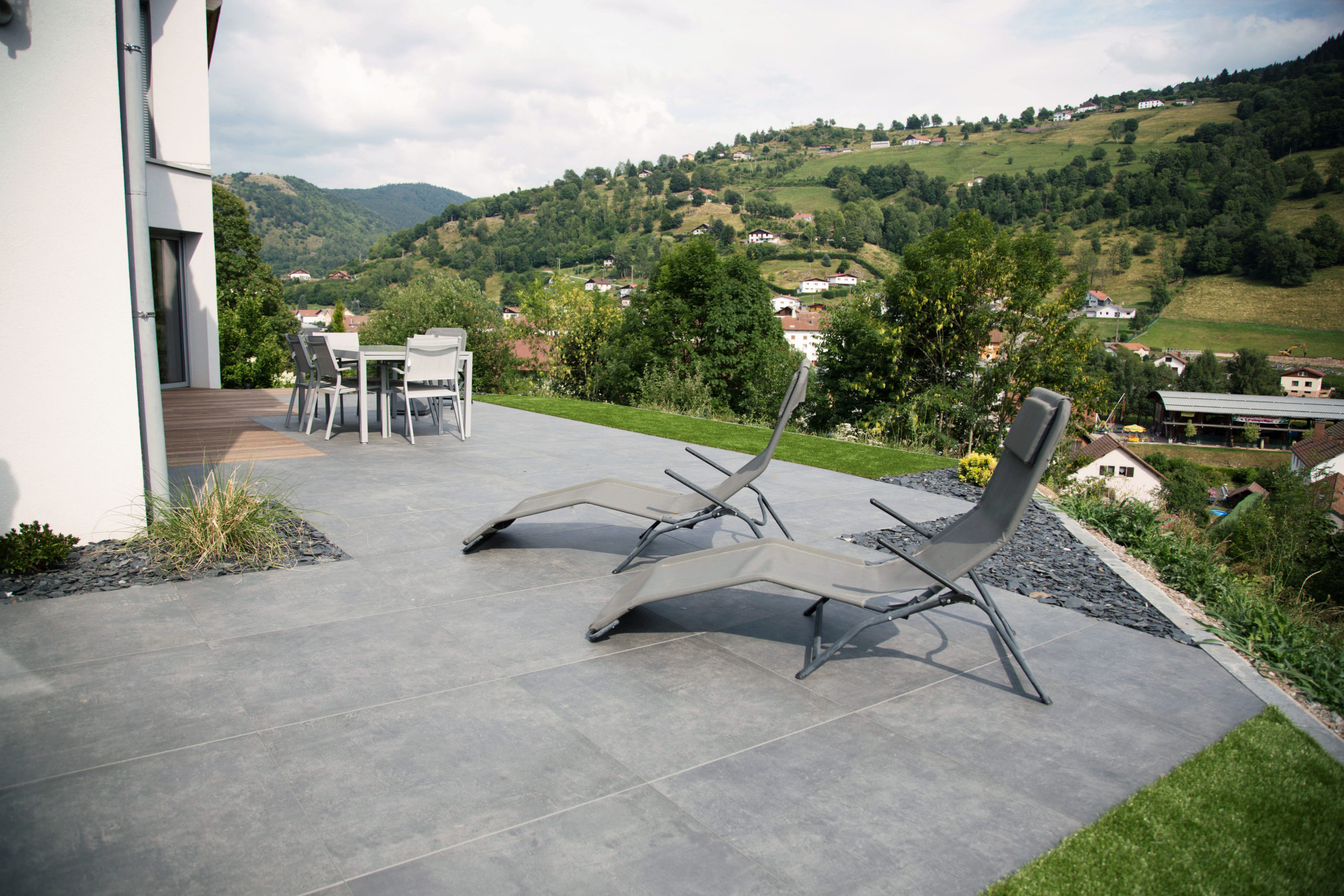 Pose de terrasse à La Bresse